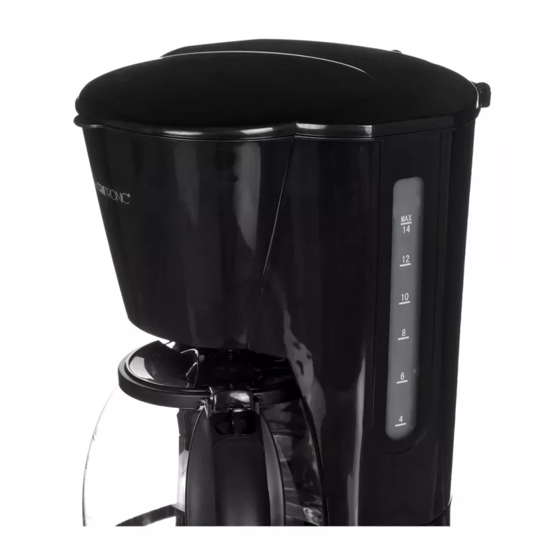 Tilkkohvimasin CLATRONIC KA 3473, 1,5 l veepaak, 14 tassi mahutavus, must