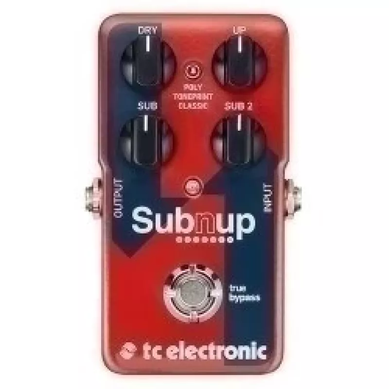 Polüfooniline pitch-shifteri ja oktaveri pedaal TC Electronic Sub 'N' Up (mudel 000-DDQ00-00010)
