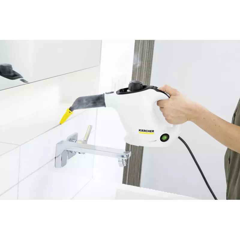 Kärcher SC 1 Silindriline aurupuhasti 1200 W Must, Valge