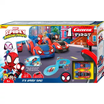 Slotiautode komplekt CARRERA FIRST Spidey 20063049 — laste algajate võidusõidurada