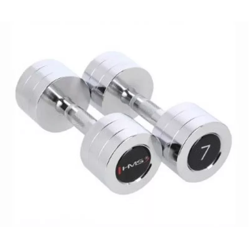 HMS Fitness CHD07 fikseeritud raskusega hantel 7 kg 2 tk