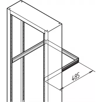 Schroff Kabelabfangschiene 483L (20118460)
