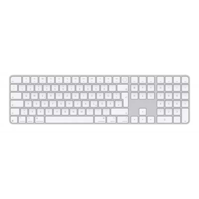 Klaviatuur Apple Magic MXK73D/A Universal USB + Bluetooth QWERTZ saksa valge
