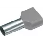 Cimco 187741 kaksikotsak 4 mm² osaliselt isoleeritud hall 100 tk (187741)
