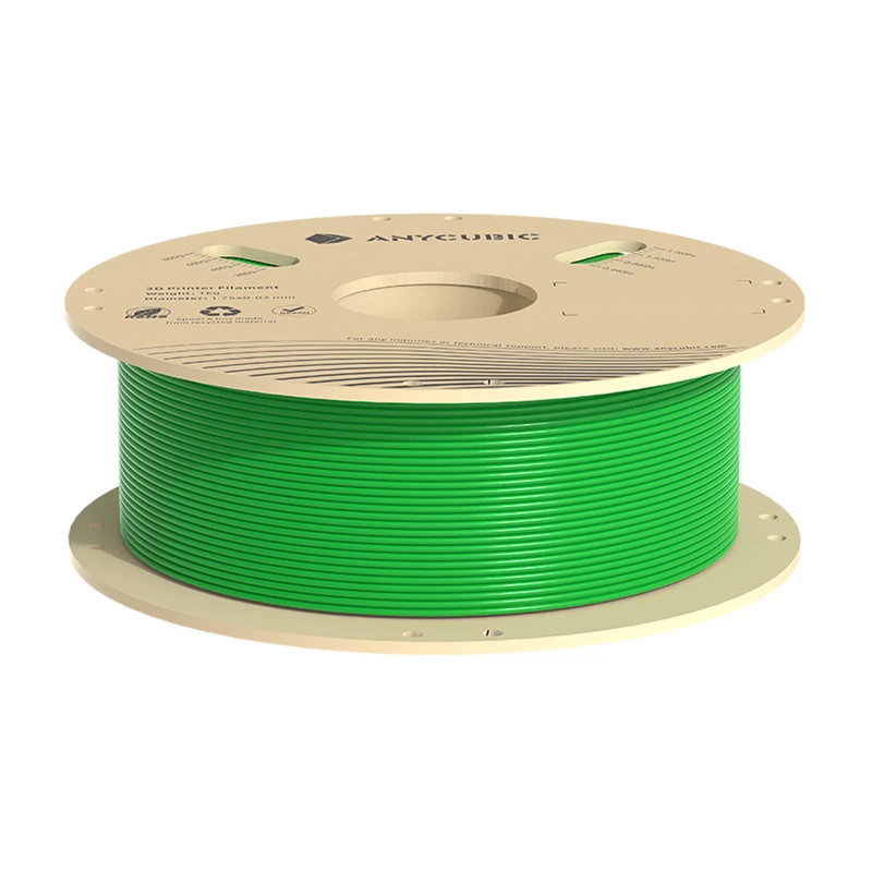 PLA-filamendirull 1 kg AnyCubic roheline 1,75 mm FDM 3D-printeritele