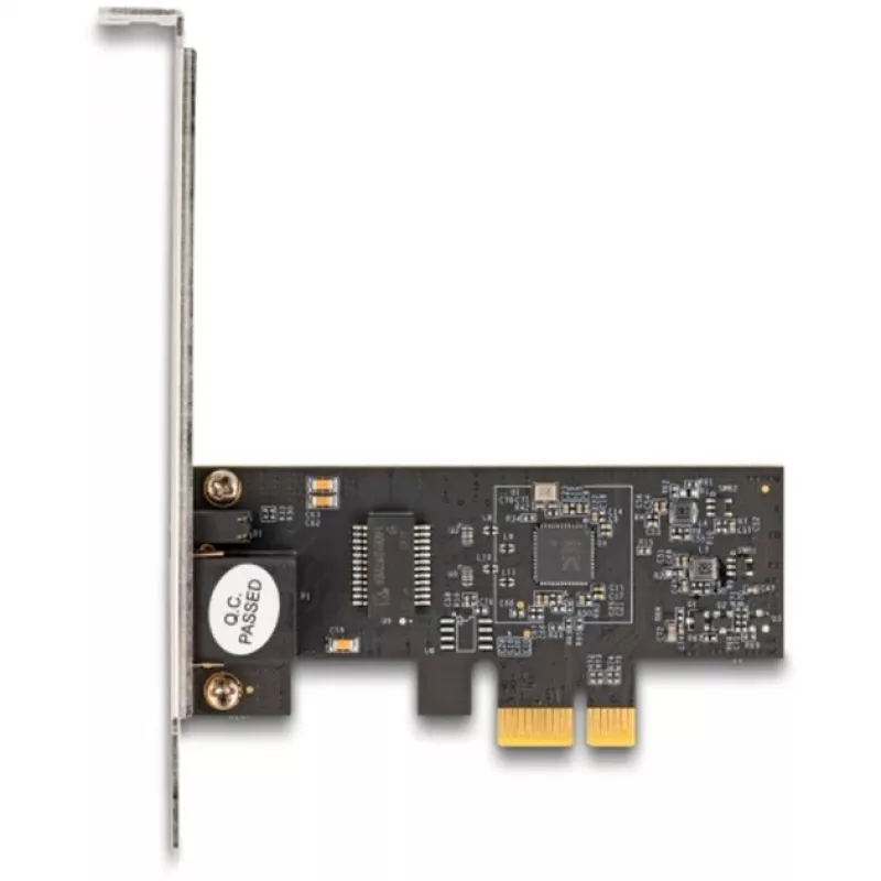 DeLOCK PCI Express x1 kaart 81260 1 x RJ45 5 Gigabit LAN RTL8126