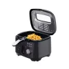 ELDOM Fryer FREET, 2,5 L, 400 g friikartuleid, temperatuuriregulaator, eemaldatav õlipaak, must