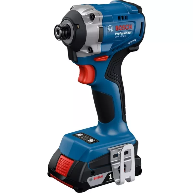 Juhtmeta löökmutrikeeraja Bosch GDR 18V-215 2x 4,0 Ah akuga