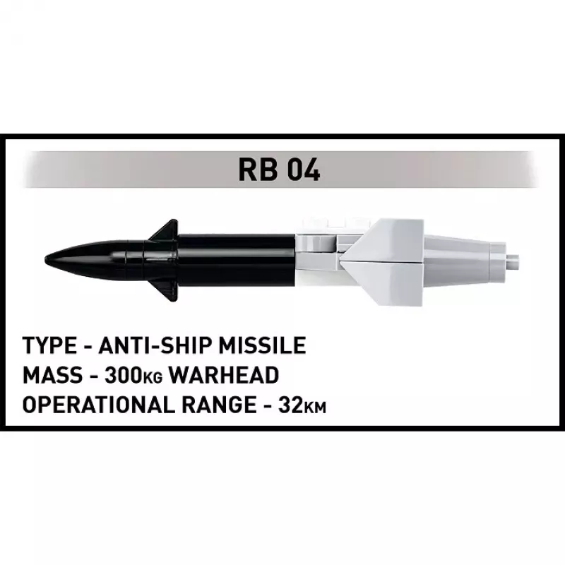 Cobi Blocks Saab AJ 37 Viggen 881 elemendist ehituskomplekt