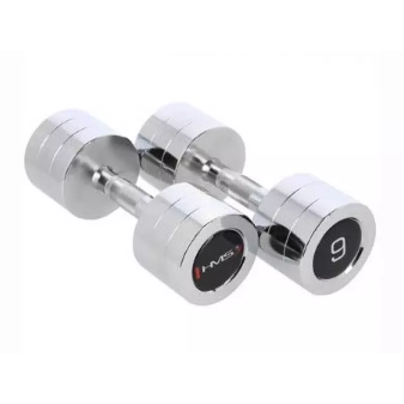 HMS Fitness CHD09 fikseeritud raskusega hantel 9 kg 2 tk