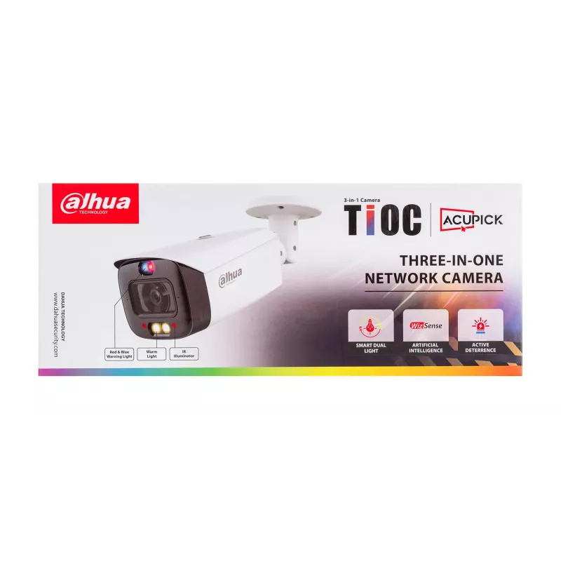 Dahua Technology WizSense IPC-HFW3849T1-AS-PV Bullet IP turvakaamera välistingimustele 3840 x 2160 pikslit Lael/seinal