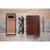 Man and wood nutitelefoni ümbris Galaxy Note 8-le — cappuccino must kaitseümbris