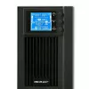 Qoltec 53042 katkematu toiteallikas (UPS) topeltmuundusega (Online) 1 kVA 800 W 2 vahelduvvoolu pistikupesa