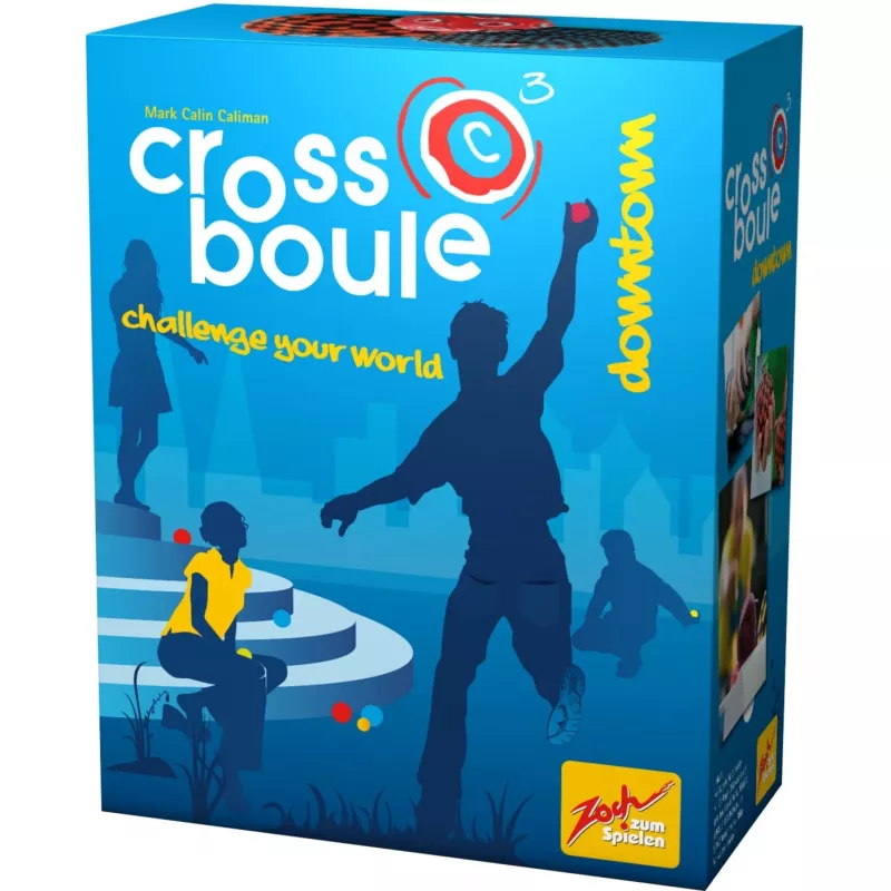 Crossboule Set Downtown, osavusmäng sinine/punane