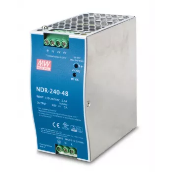 PLANET PWR-240-48 toiteplokk 240 W sinine, hall