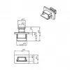 USB Mini-B pistikupesa turvakate DeLOCK 64011