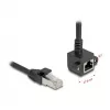 Võrgukaabel DeLOCK 81097 RJ-45 Cat6 1 m Must