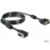 SVGA-kaabel DeLOCK 83173 2m VGA D-Sub must