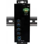 USB-jaotur Exsys EX-1505HMVS 4-pordiline USB 3.2 Gen 1 15 kV ESD-kaitsega