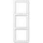 Seinale paigaldatav lülitipaneel JUNG CD 583 WW valge, Duroplast, kruvideta, 81×223 mm