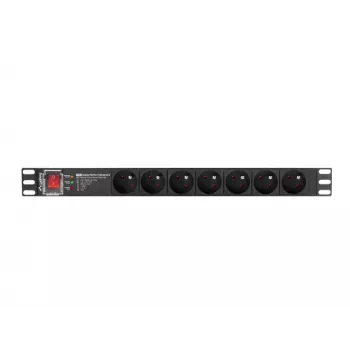 Toitejaotusseade PDU Lanberg PDU-PRO-07E-0200-BK