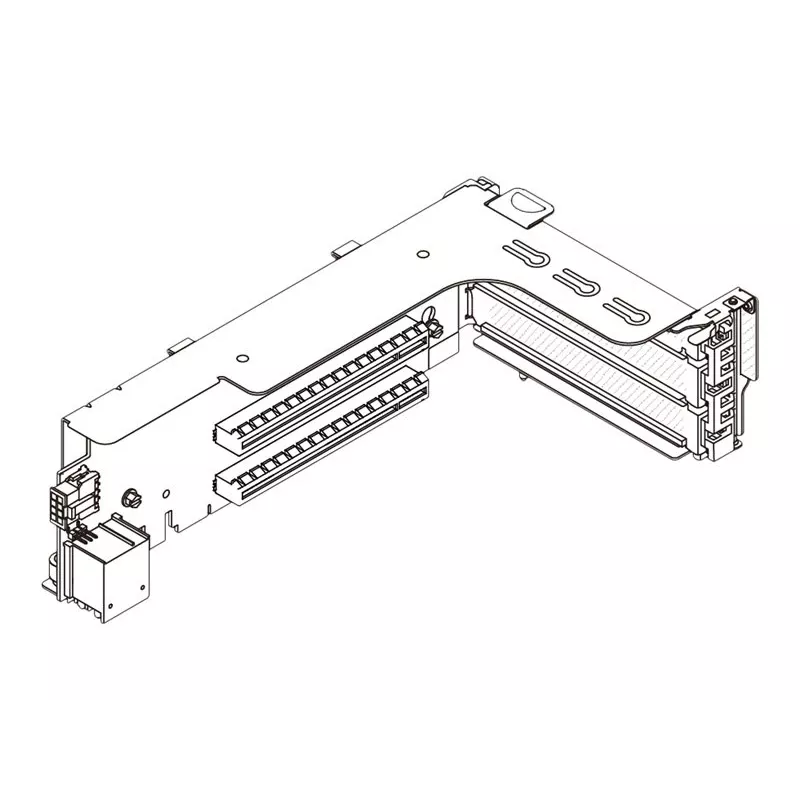 LENOVO ThinkSystem V3 2U E/x16/x16 PCIe G4 Riser 1/2 lisavarustusekomplekt