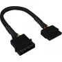 Sharkoon SATA toiteadapteri kaabel 15 cm — adapter SATA toiteühenduste jaoks