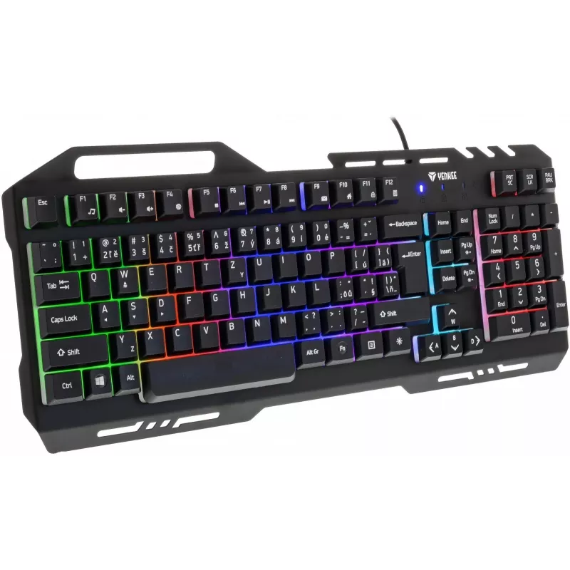 Klaviatuur YKB 3200 SHADOW metal, LED