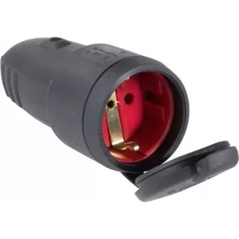 as - Schwabe 60415 maandatud pistikupesa 230 V must IP44 (60415)