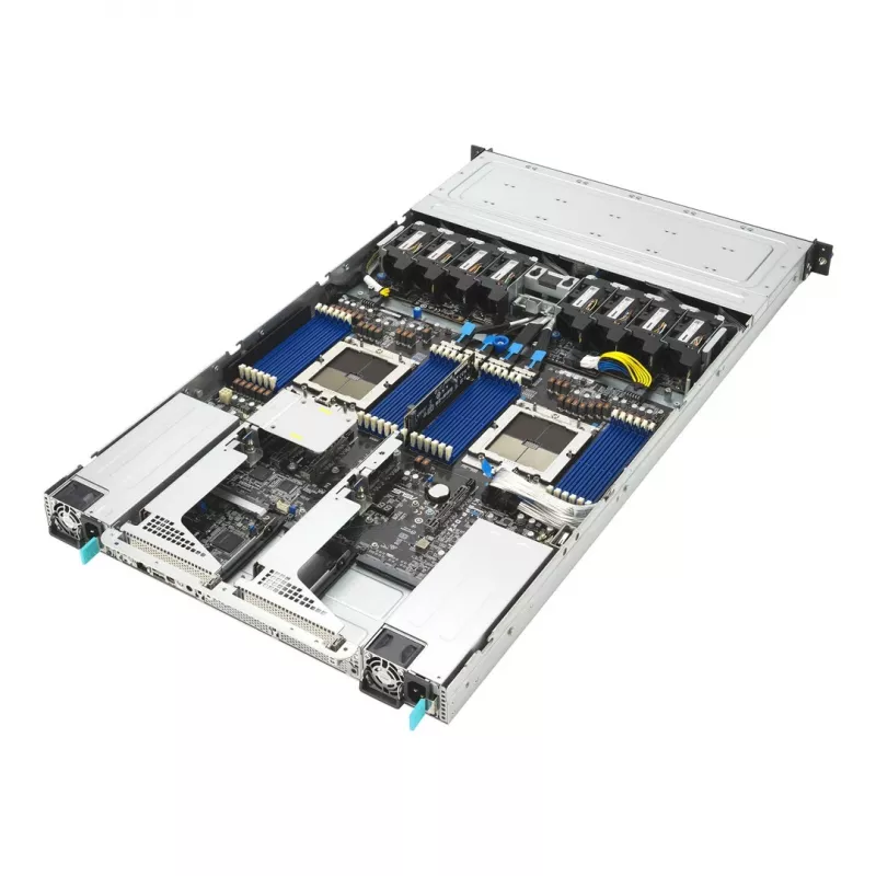 Rack 1U lauaarvuti ASUS ExperCenter Pro ERA100A B6 — Intel Core i5, 8GB DDR5, 4×2,5-tollised sahtlid, 500W toiteplokk, 1×PCIe 5.0 x16, 3×RJ‑45