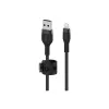 Lightning-kaabel 2m Belkin CAA010BT2MBK USB-C Lightningile, must