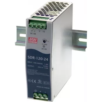 Toiteplokk MEAN WELL SDR-120-12 120W metallist