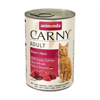 Animonda Carny märgtoit kassile loomaliha 400 g purk, teraviljavaba, suhkruvaba, gluteenivaba