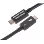 Thunderbolt-kaabel Sonnet TCB-TB5-08M, isane-isane, 0,8 m, 80 Gbit/s, must