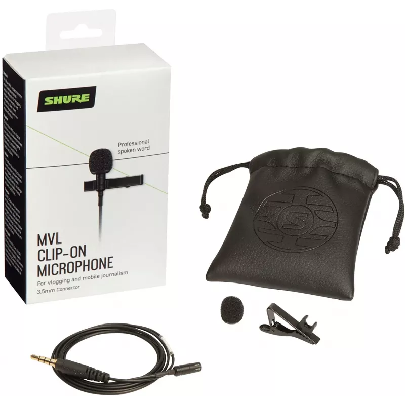 Shure MVL Lavalier-mikrofon nutitelefonile või tahvelarvutile | Shure