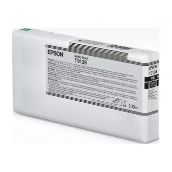 Tindikassett Epson T9138 Matt Must 200 ml – Matt must tindikassett