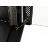 Võrgukapp LANBERG 19 tolli 24U 600x800 mm must, klaasukse ja LCD väljalõikega (lamepakendis) v2
