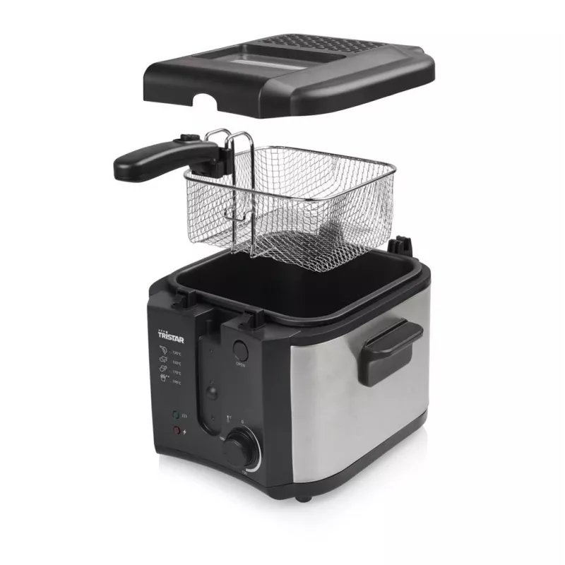 Tristari fritüür | FR-6878 | Võimsus 1600 W | Maht 2,5 l | Must