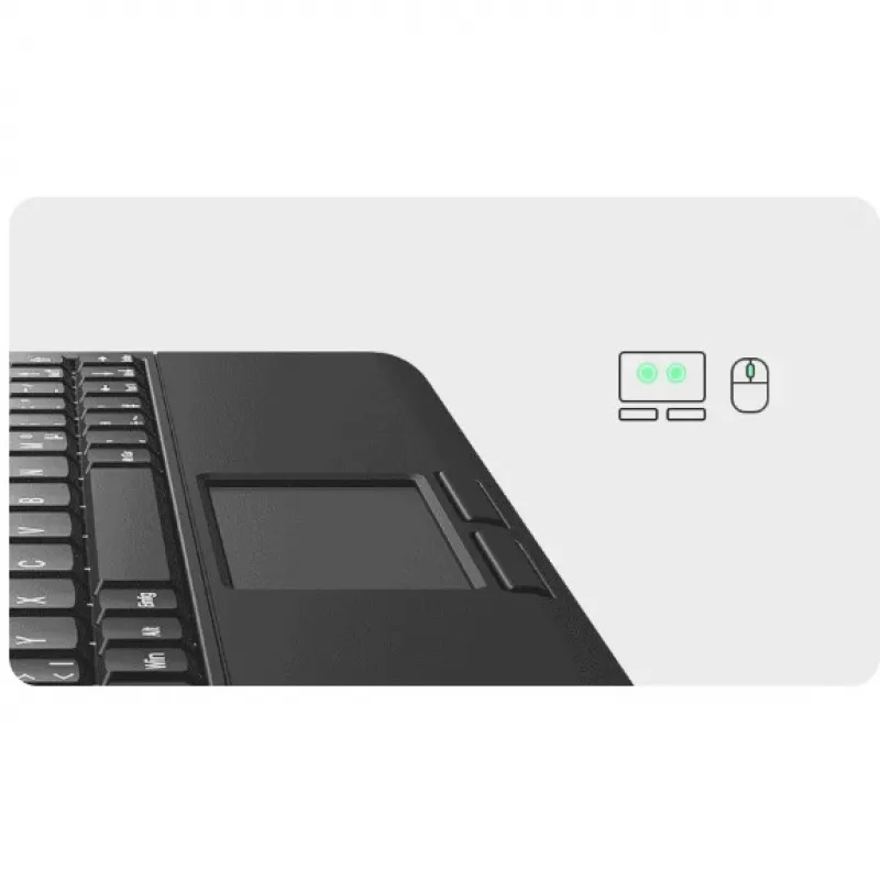 KeySonic KSK-3210ELU (DE) klaviatuur Kodu USB QWERTZ Saksa Must