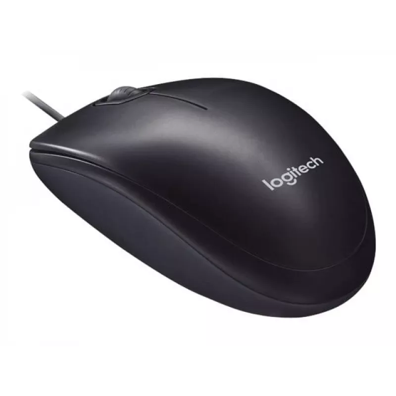 Logitech M90 juhtmega optiline kontorihiir — 1000 DPI, mõlemakäeline, USB Type-A, must