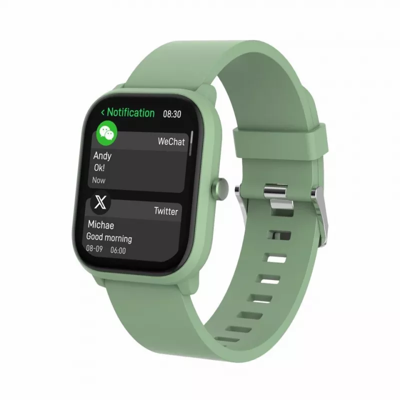 Nutikell DENVER SWK-120GN fitnessjälgimise ja teavituste toega, roheline
