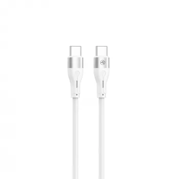USB-C kaabel Tellur TLL155501 1 m, PD 60W, valge
