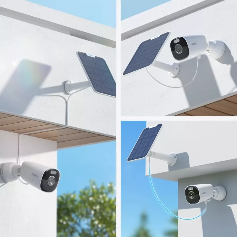 Reolink Argus Series B340 – 5MP eraldiseisev välistingimustes kasutatav akukaamera, 5/2,4 GHz Wi-Fi, nutikas tuvastus, värviline öönägemine