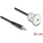 Audio kaabel DeLOCK 88188 0.3m 3.5mm Male to Female Must Silver