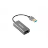 USB jaotur NATEC Cricket USB 3.2 Gen 1 Type-A RJ-45 Ethernetiga 1000 Mbit/s, alumiiniumkorpus, must