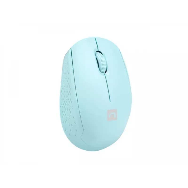Juhtmevaba mõlemakäeline hiir NATEC STORK — Bluetooth + USB Type-A, 1600 DPI, 3 nuppu, helesinine
