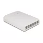 DeLOCK 67054 Keystone pinnale paigaldatav karp, 6 pordiga, valge