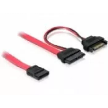 SATA-kaabel DeLOCK 84418 0,5 m punane