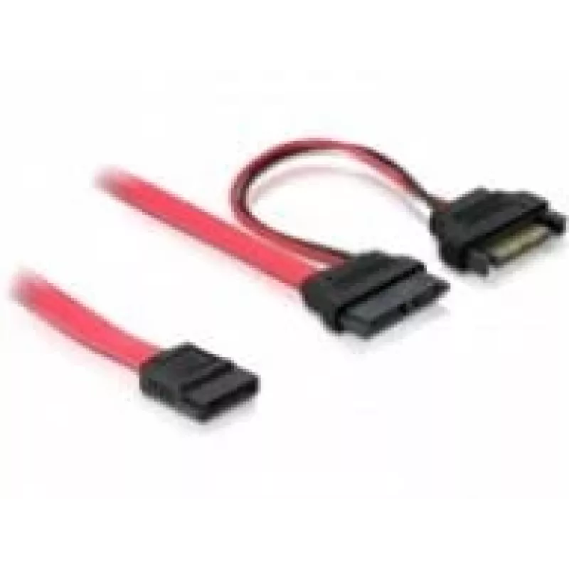 SATA-kaabel DeLOCK 84418 0,5 m punane