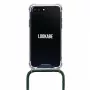 Telefonikaelakee ümbris Lookabe iPhone 7/8 Plus jaoks — kuldne rohelise rihmaga